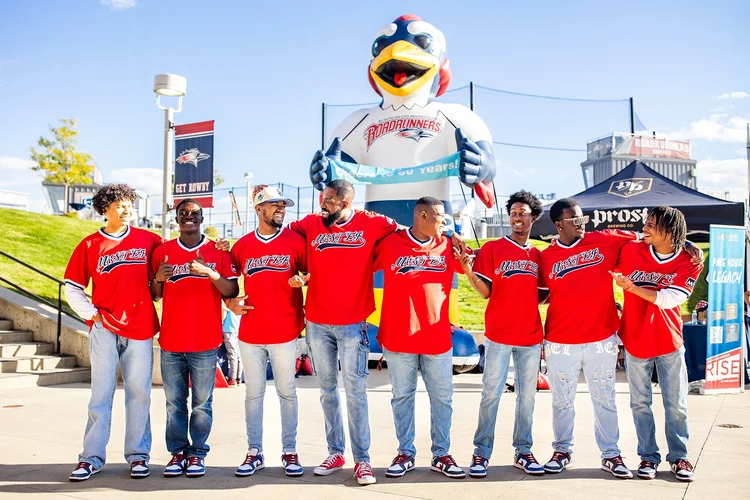 MSU Denver students at homecoming tailgate Regency Athletic Complex Denver Colorado event photography