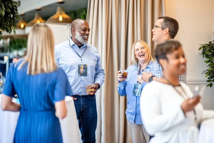 Business networking happy hour event photography Denver Colorado Hampton Social House
