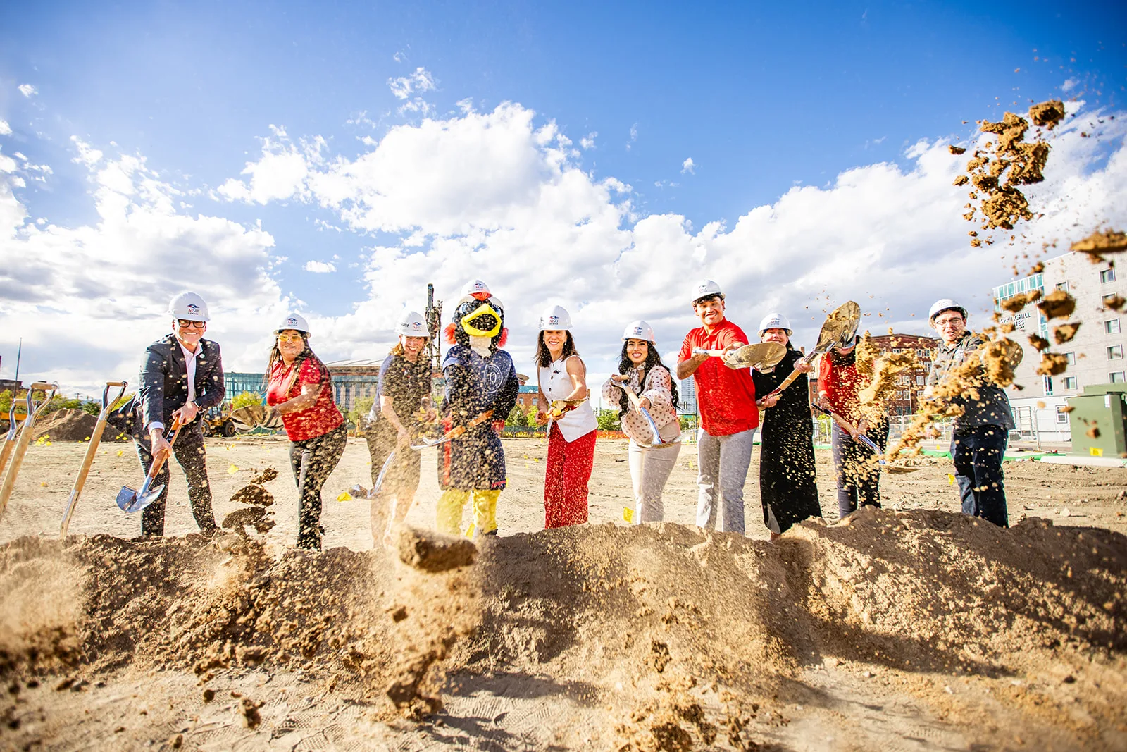 grand opening groundbreaking photography at Denver Colorado