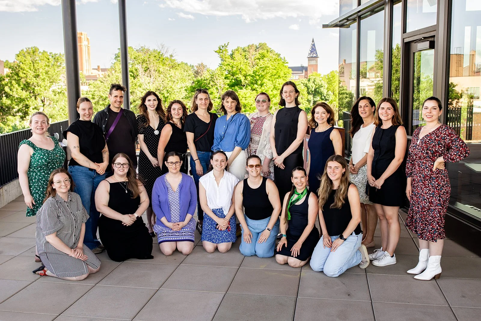 team event group photography at corporate offsite Denver Colorado